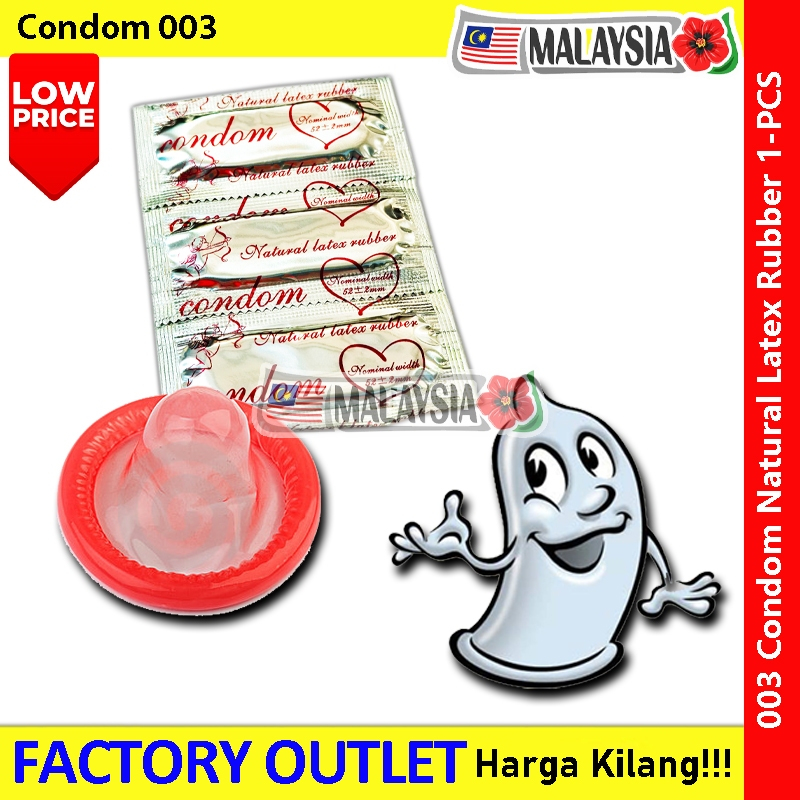 【1-PCS】 Condom 003 / Kondom 003 / 避孕套003 / Condom for men  /   HEBAT   Tahan Lama Kondom / 避孕套 / 003