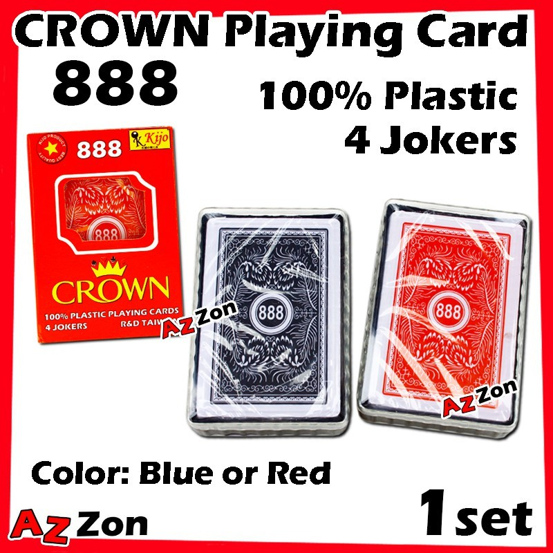 Plastic Playing Card CROWN Royal Poker Card Casino Quality 100% Plastic Playing Card 100%塑料 赌场 扑克牌 P