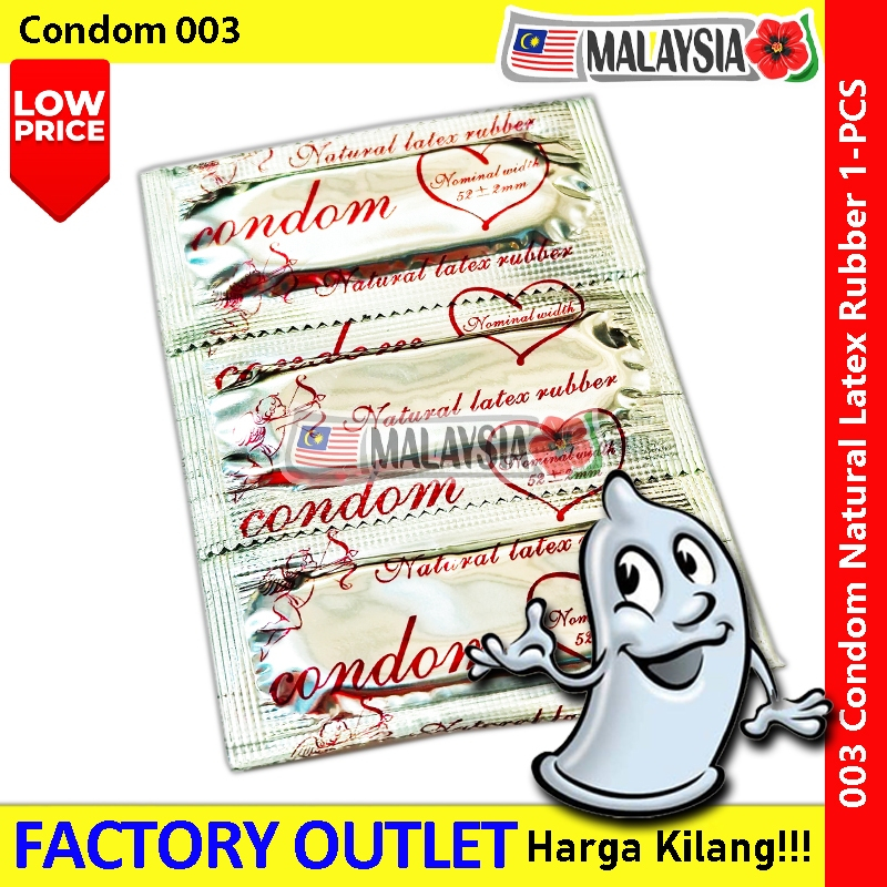 【1-PCS】 Condom 003 / Kondom 003 / 避孕套003 / condom for men /   HEBAT   Tahan Lama Kondom / 避孕套 #8910