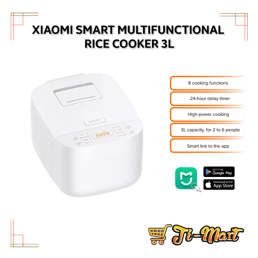 Xiaomi Smart Multifunctional Rice Cooker | 8-in-1 Functionality | 24-hour Delay Timer | App Control