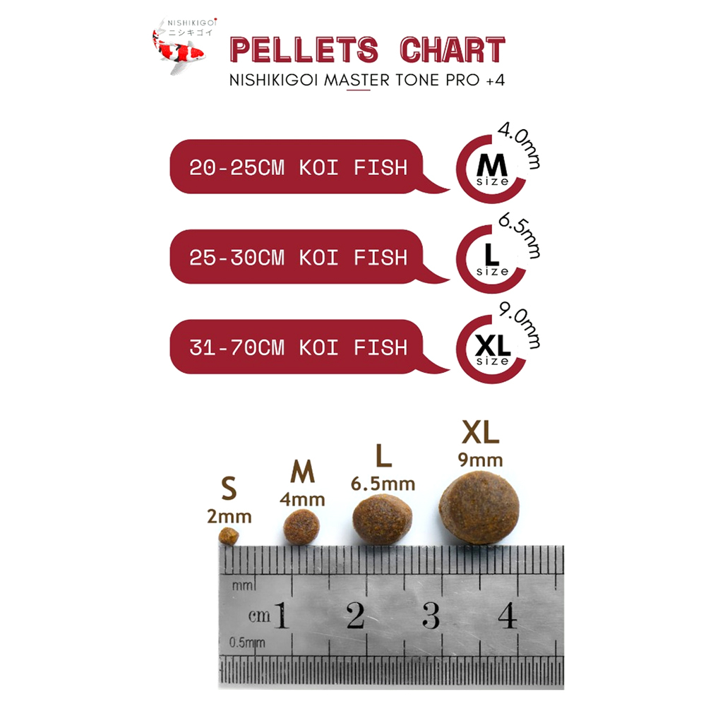 Nishikigoi Koi Art 5kg 2 in 1 Growth + Color Fish Food With Nutrition Oil Floating Pellet Value Pack