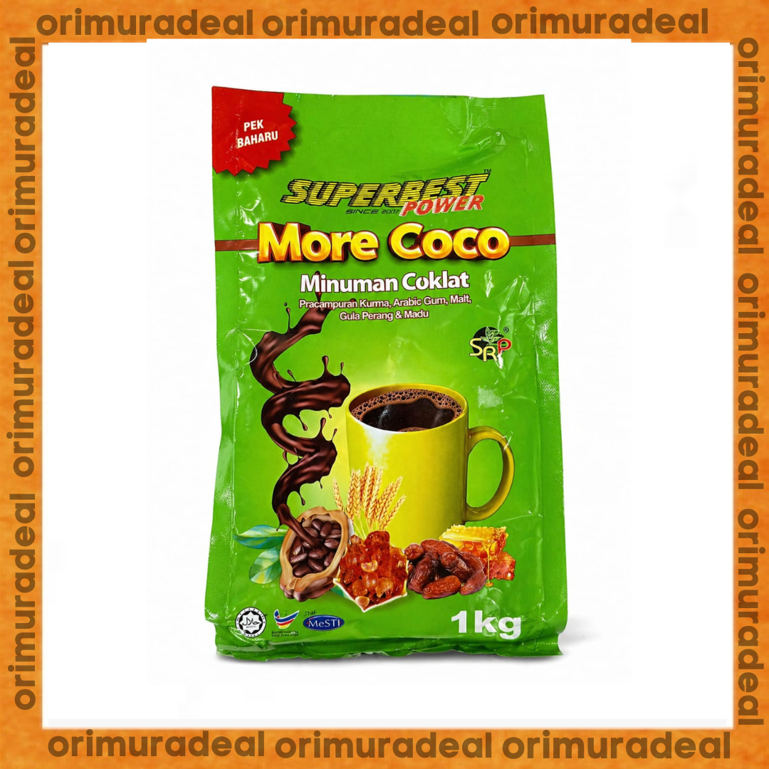 Superbest More Coco Chocolate Drinks 1KG Original HQ Kilang Sawanah Koko