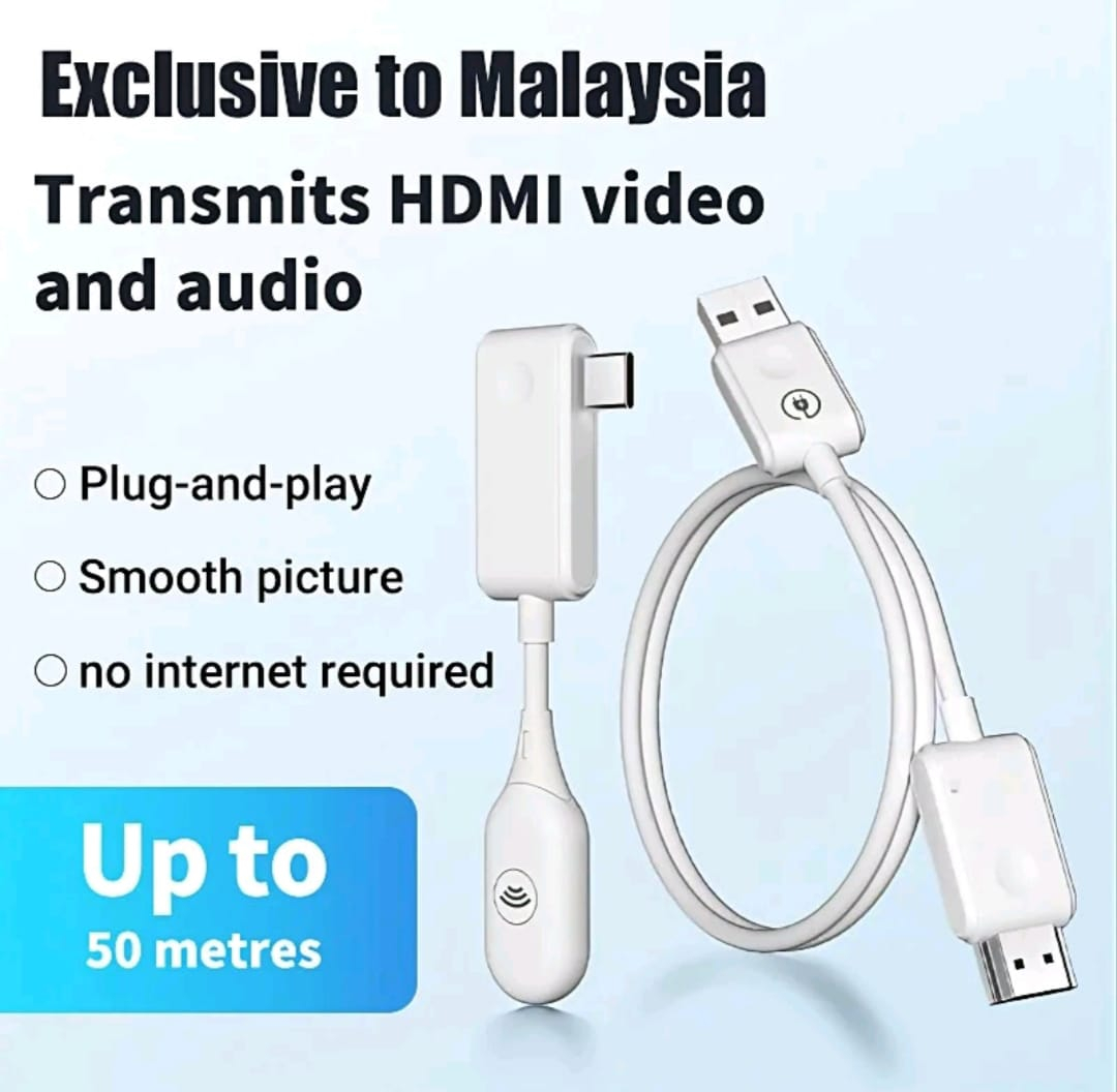 P10/CS7 Wireless HDMI Transmitter Receiver 1080P 60Hz Type C for Phone Laptop TV Plug Play Screen pr