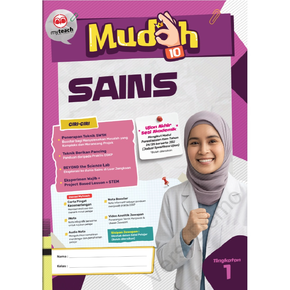 NEW 2026 OMG MUDAH 10  KSSM TINGKATAN 1