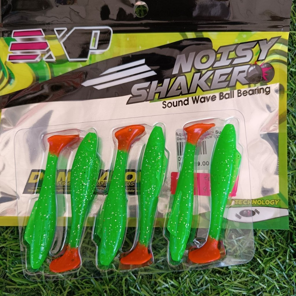 EXP DOMINATOR DIVER Noisy Shaker Soft Plastic SP Lure Set 8cm (6pcs)