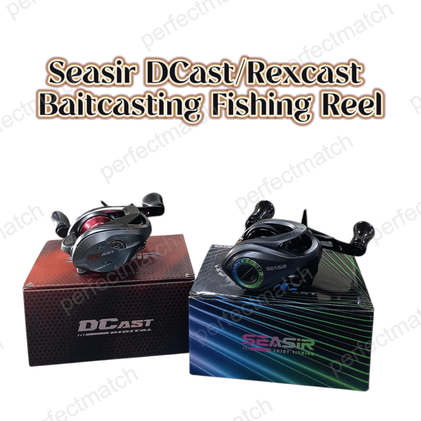SEASIR Dcast / Rexcast  Baitcasting Reel Fishing Digital Control