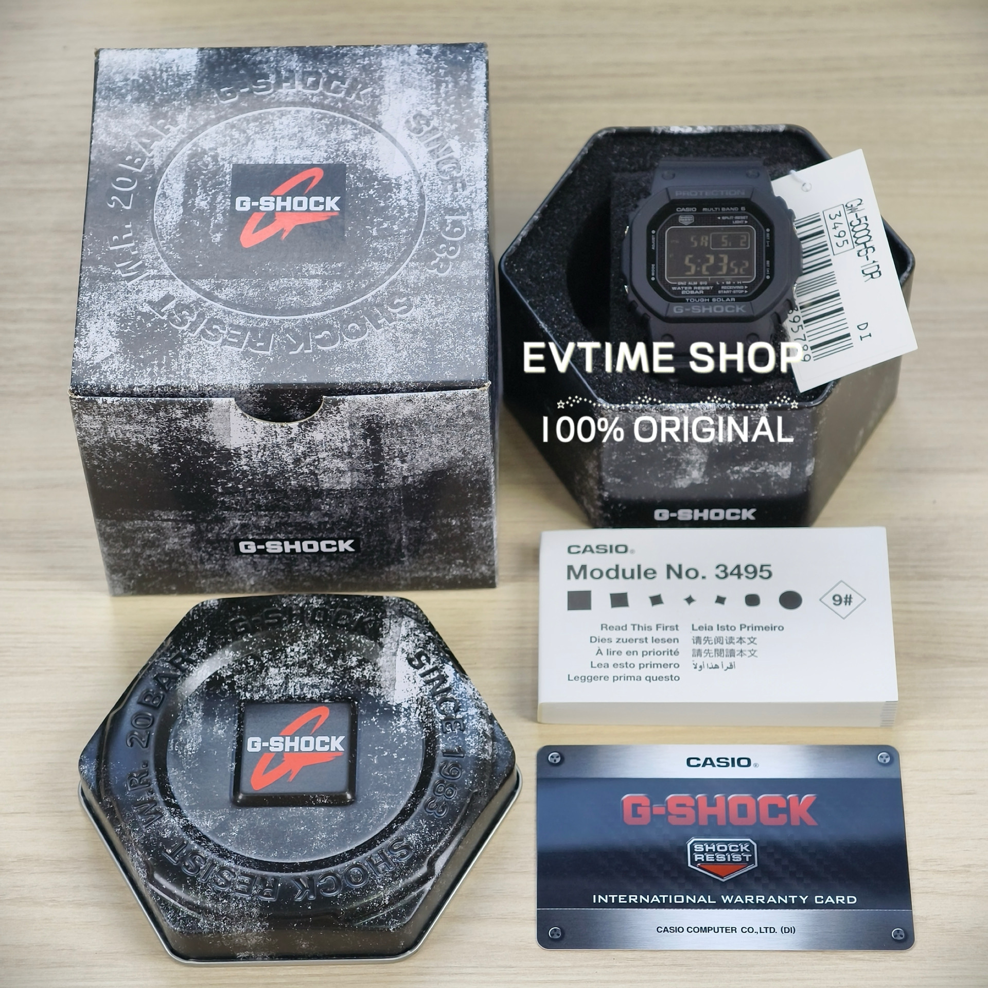 100% ORIGINAL CASIO G-SHOCK GW-5000HS-1 / GW-5000HS-7 / GW-5000HS / GW-5000 BIO-BASED RESIN TOUGH SO