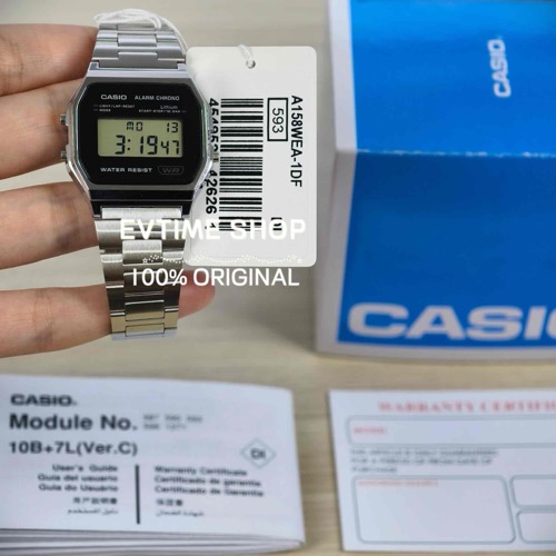 100% ORIGINAL CASIO DIGITAL A158WEA-2 / A158WEA-7 / A158WEA-1 / A158WEA-9 / A158WEA  UNISEX VINTAGE 