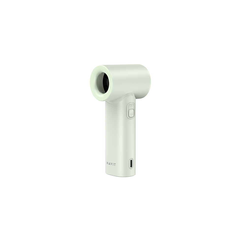 HAVIT HF610 Mini Compact Handheld Turbo Fan 3000mAh | 17400RPM 5-Speed Wind Adjustment
