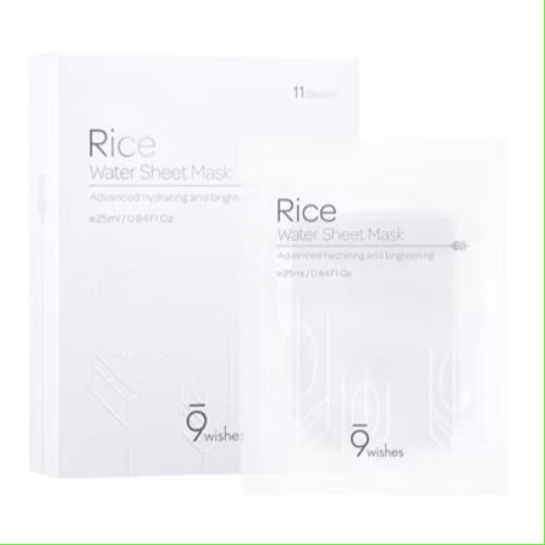 9wishes Rice Water Sheet Mask 25ml*10ea