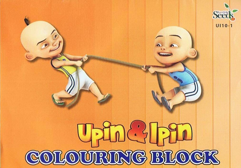 Buku Mewarna Upin Ipin / Colouring Block Upin Ipin