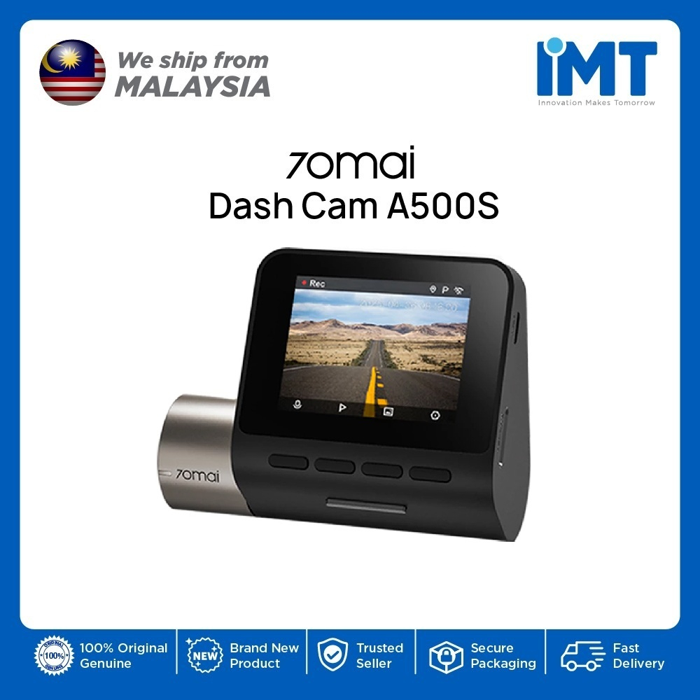 70mai Dash Cam Pro Plus A500S with RC06 (Type C) Rear Camera | Build-in GPS | Sony IMX335 Sensor | 1