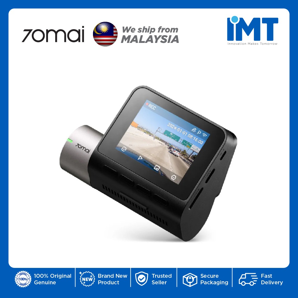 70mai Dash Cam A510 | Sony STARVIS 2 IMX675 | Dual-Channel Recording | Built-in GPS & ADAS