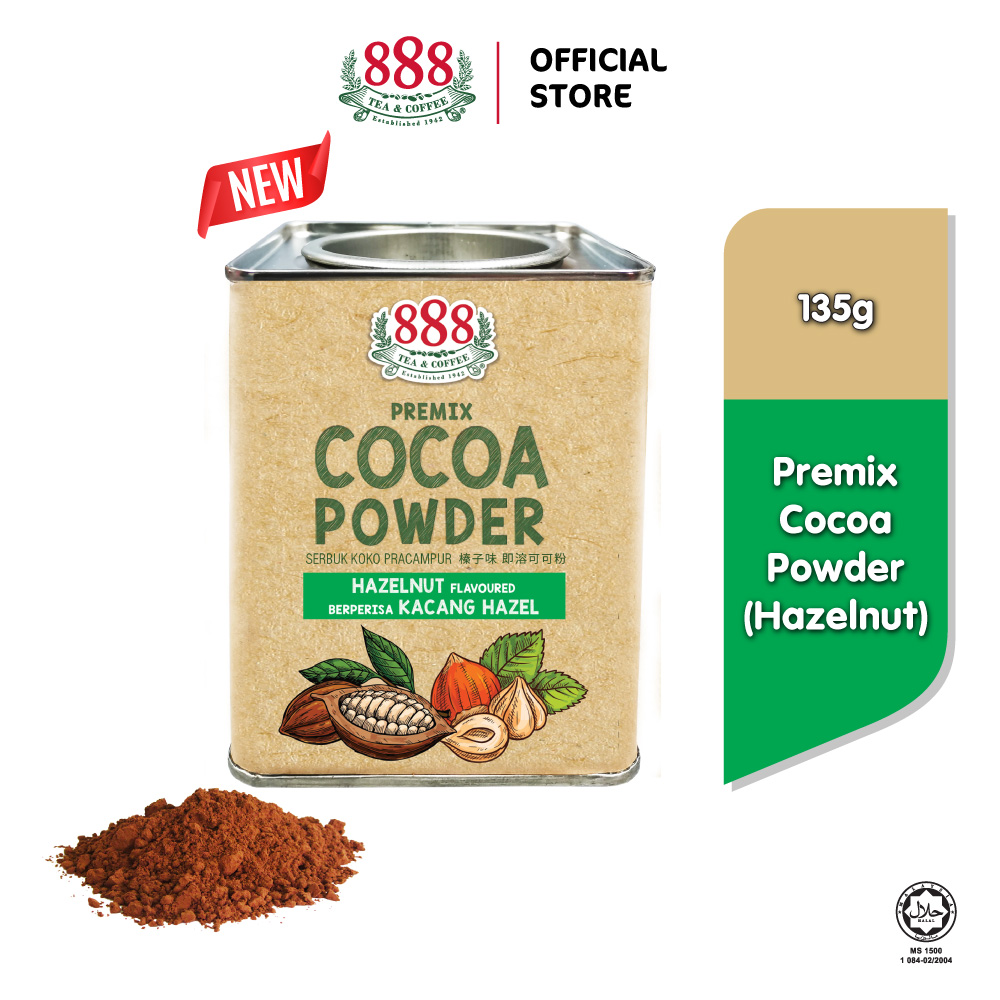 888 Premix Cocoa Powder - Hazelnut (135g)