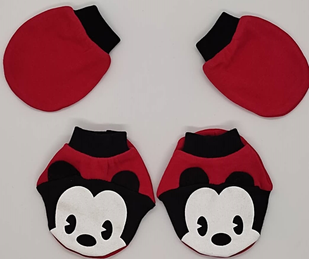 Original Disney Cuties Didi & Friends Didi And Friends Baby Eyelet Mitten & Booties Bootees Set