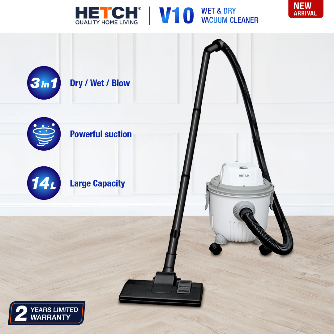 HETCH V10 Wet & Dry Vacuum Cleaner DVC-1422-HC