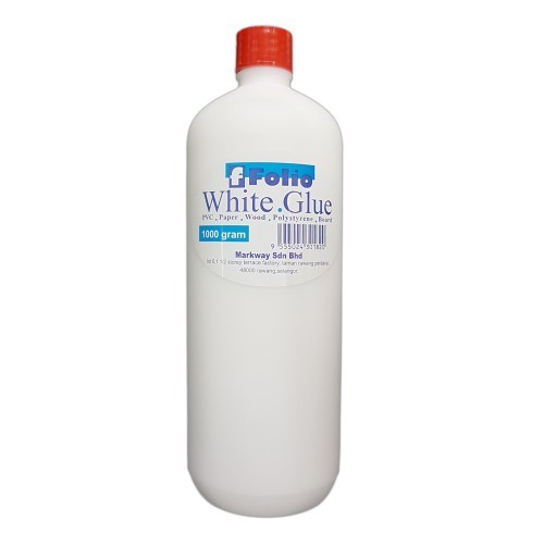 Folio PVA White Glue - 1000ML (Suitable for Making Slime)