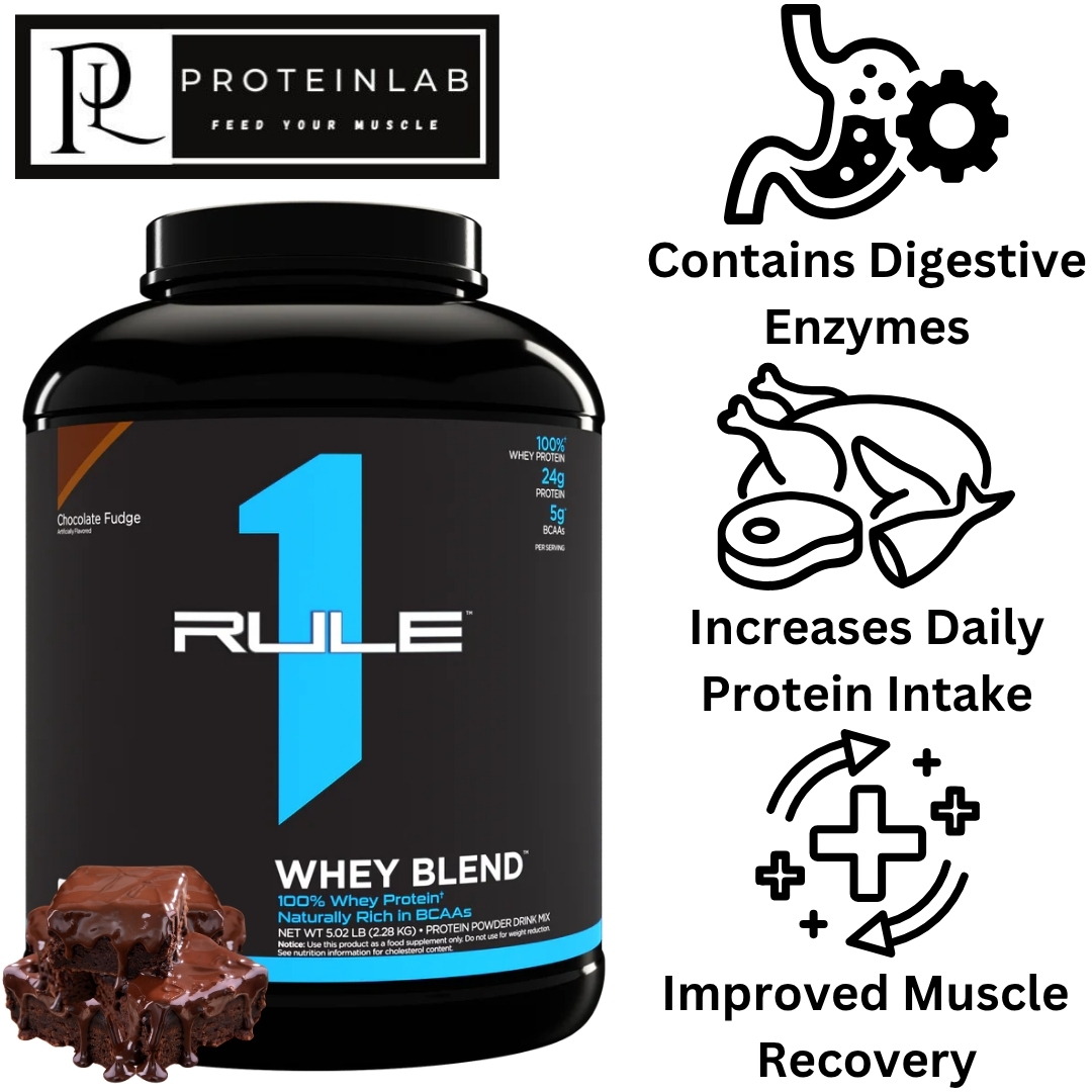 Rule 1 Whey Blend Whey Protein (5lbs)