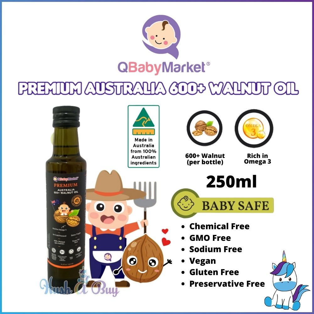 Q Baby Market Organic Black Bean Soy Sauce & Q Baby Market New Zealand 20+ Avocado Oil & Walnut Oil 