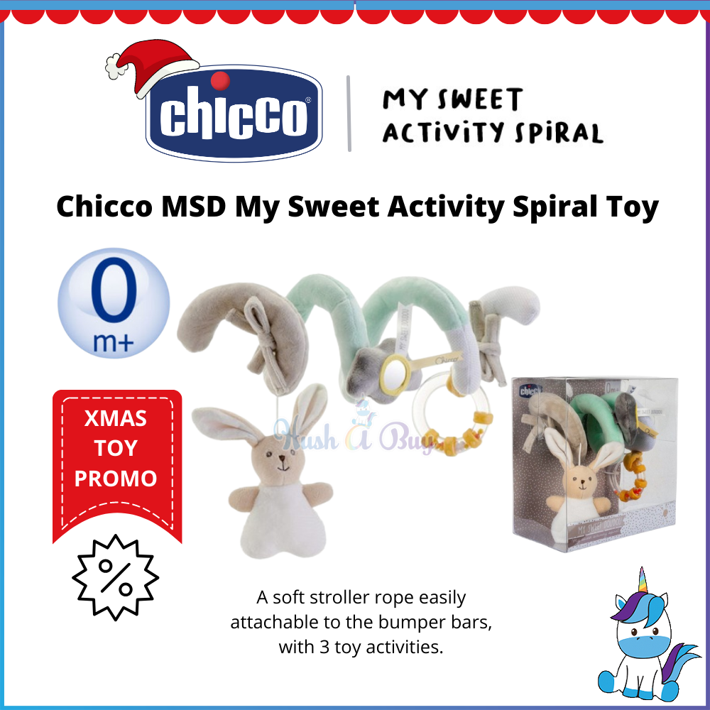 Chicco Toys Giraffe Rattle/Colourful Butterfly/Aquarium Spinner/ABC Teddy Emo Bear/Baby Prof ITA/EN/