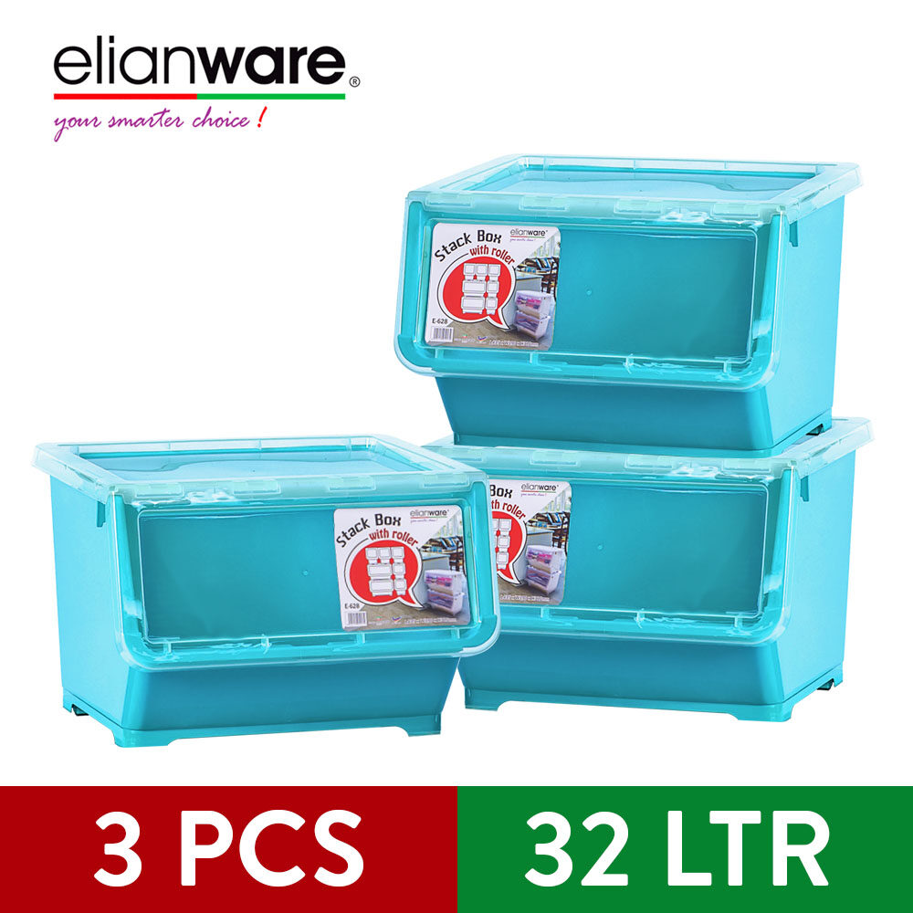 Elianware 32 Ltr Stack Box With Roller
