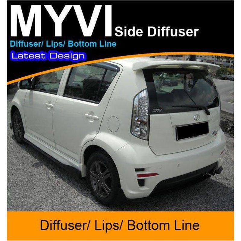 [FREE Gift] (CLEARANCE) PERODUA MYVI SE1 SE2 LE, LAGI BEST, ICON, ELEGANT 2005 - 2017 Side Diffuser 