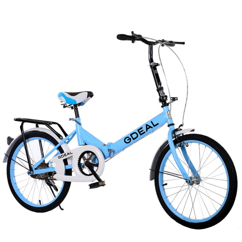 GDeal 20 Inch Folding Bike Foldable Bicycle Cycling Mountain Bike Off-road City Bicycle Road Bike Ad