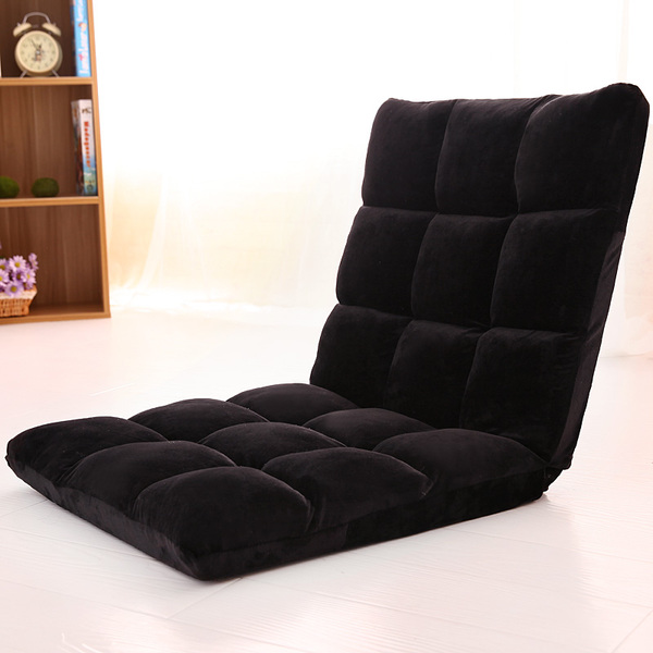GDeal European Style Multi-functional Adjustable Lazy Sofa Single Floor Tatami Foldable Sofa Bed Rec