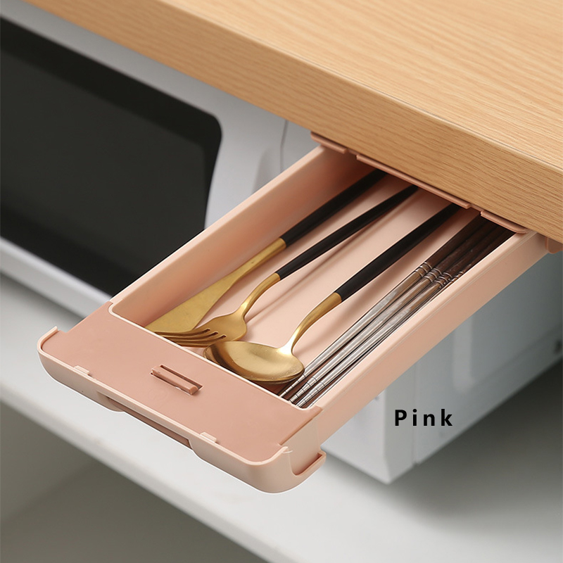 GDeal Home Living Multi Functional Hidden Storage Box Under The Desktop Organizer Drawer