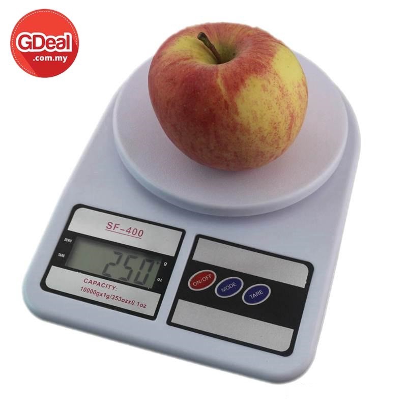 GDeal Electronic Digital Kitchen Scale 10Kg Digital LCD Scale Penimbang Kek