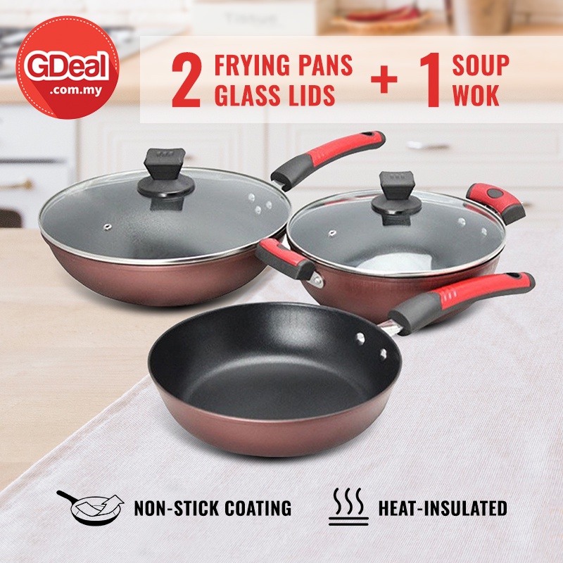 GDeal Non Stick Cookware (Set of 5) - CW-7101