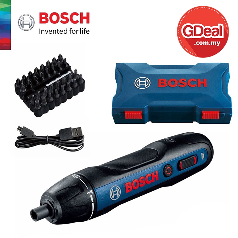 GDeal BOSCH GO 2 Kit Smart Screwdriver (With 33pcs Accessories + USB Cable) - 06019H2181