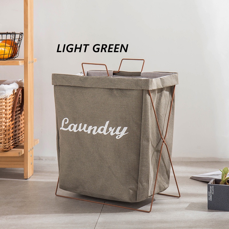 GDeal Multifunctional Foldable Dirty Waterproof Cotton And Linen Laundry Basket