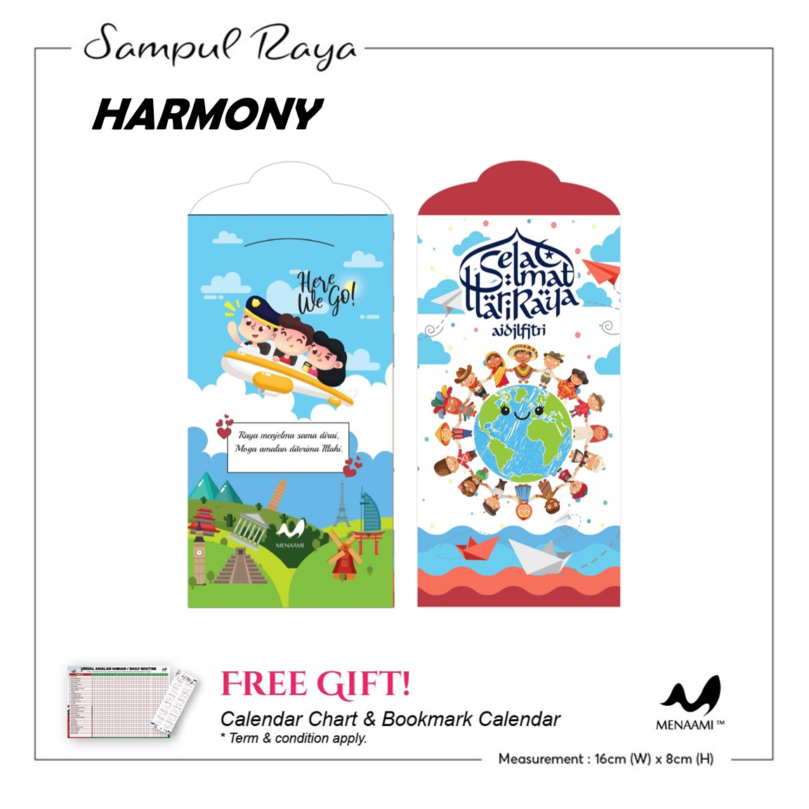 [ HQ 2025 ] HARMONY SAMPUL RAYA CANTIK 35+5 FREE COMBO l ANGPAO MONEY ENVELOPE SPECIAL #MENAAMI