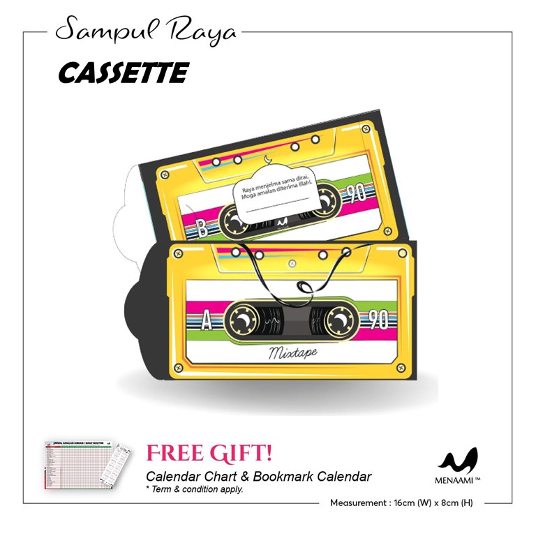 [ HQ 2025 ] CASSETTE SAMPUL RAYA CANTIK 35+5 FREE COMBO l ANGPAO MONEY ENVELOPE SPECIAL #MENAAMI