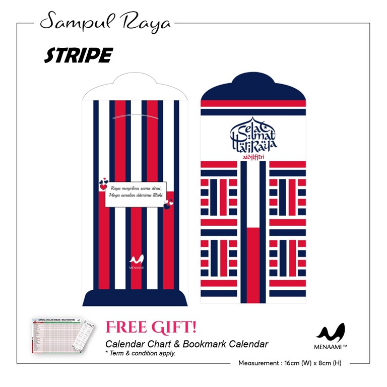 [ HQ 2025 ] STRIPE SAMPUL RAYA CANTIK 35+5 FREE COMBO l ANGPAO MONEY ENVELOPE SPECIAL #MENAAMI