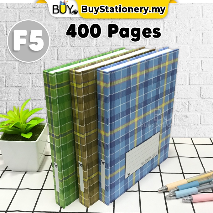 Eagle Hardcover Foolscap Book F4 F5 Notebook Journal Book Note 60gsm Buku Log -(1s/PC) Diary Exercis
