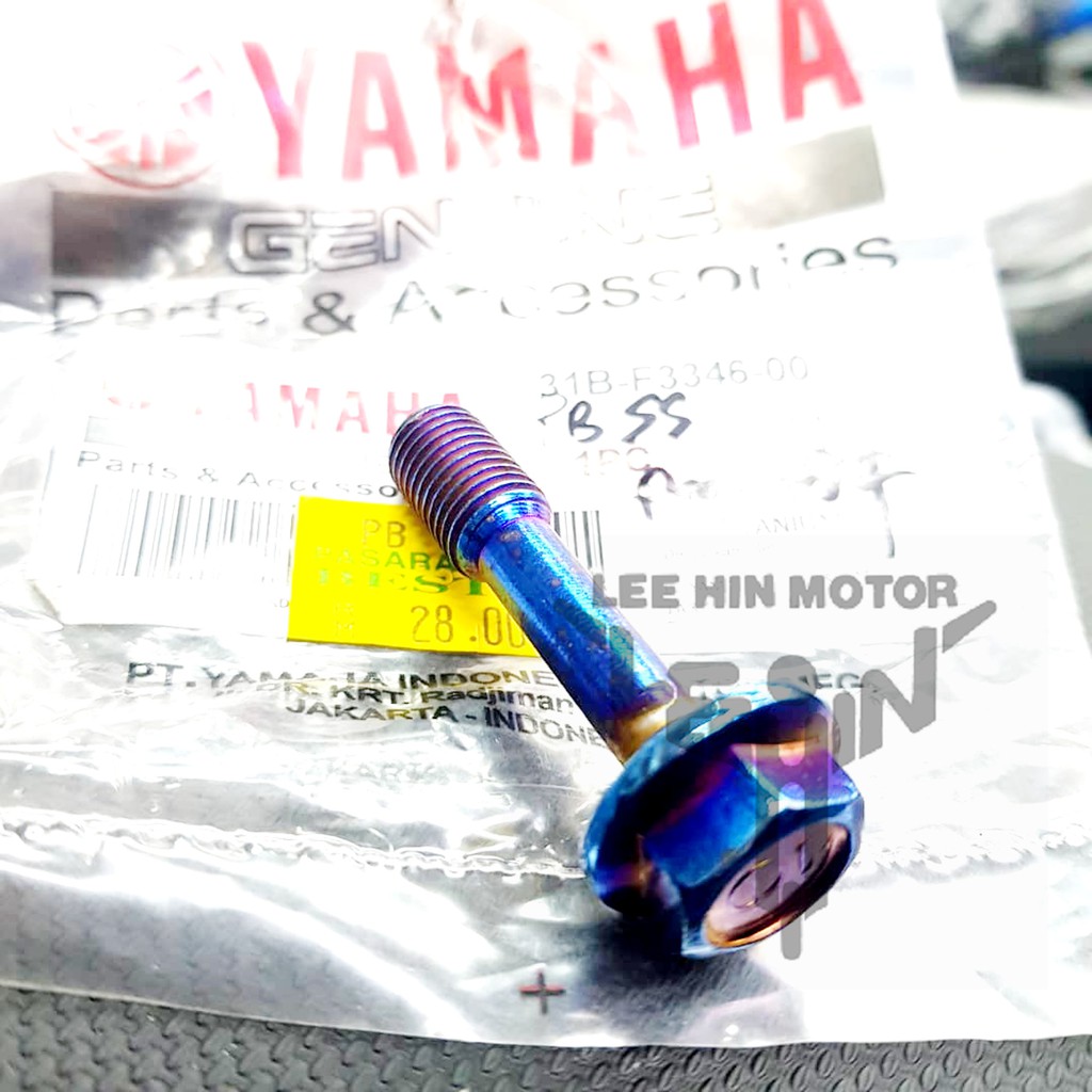 [Fork Screw] YAMAHA Y15ZR 135LC LC135 SRL115 LAGENDA110 LAGENDA115 FORK SCREW TITANIUM SKRU FORK ( 1