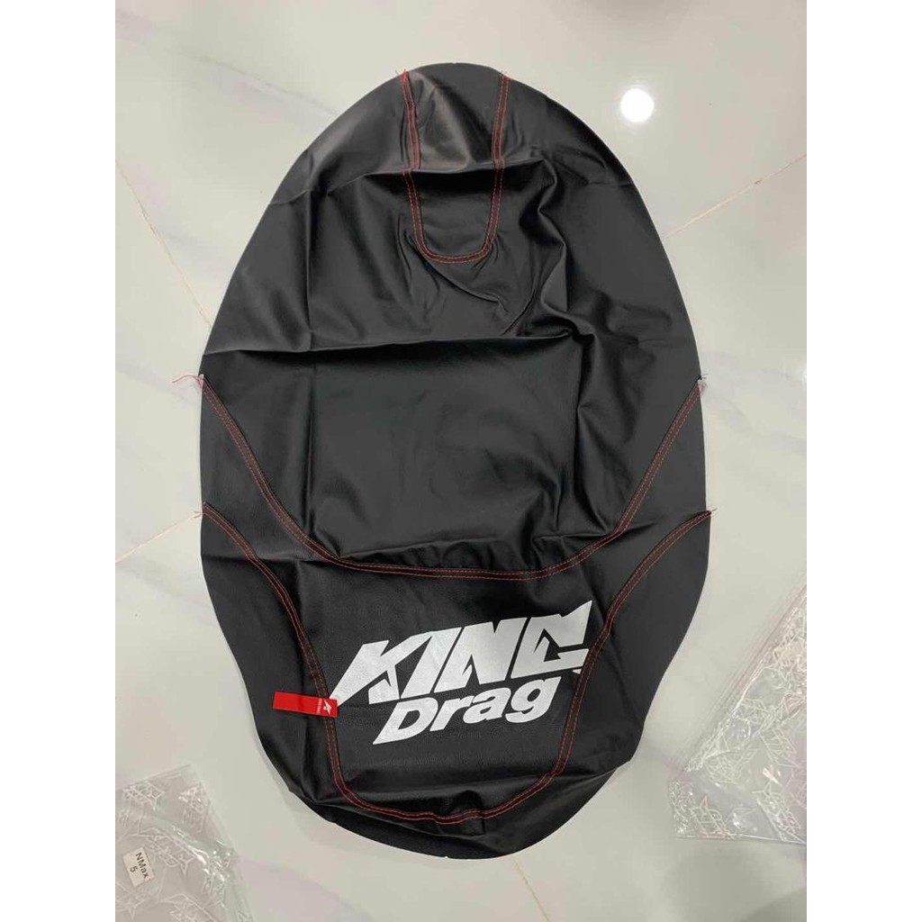 KING DRAG logo kecil Seat Cover Balut Y15 Y15ZR LC135 135LC RS150 RS NVX155 NVX NMAX