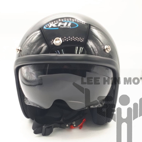 Original KHI Retro Helmet RD01 Double Visor Helmet Topi Dewasa