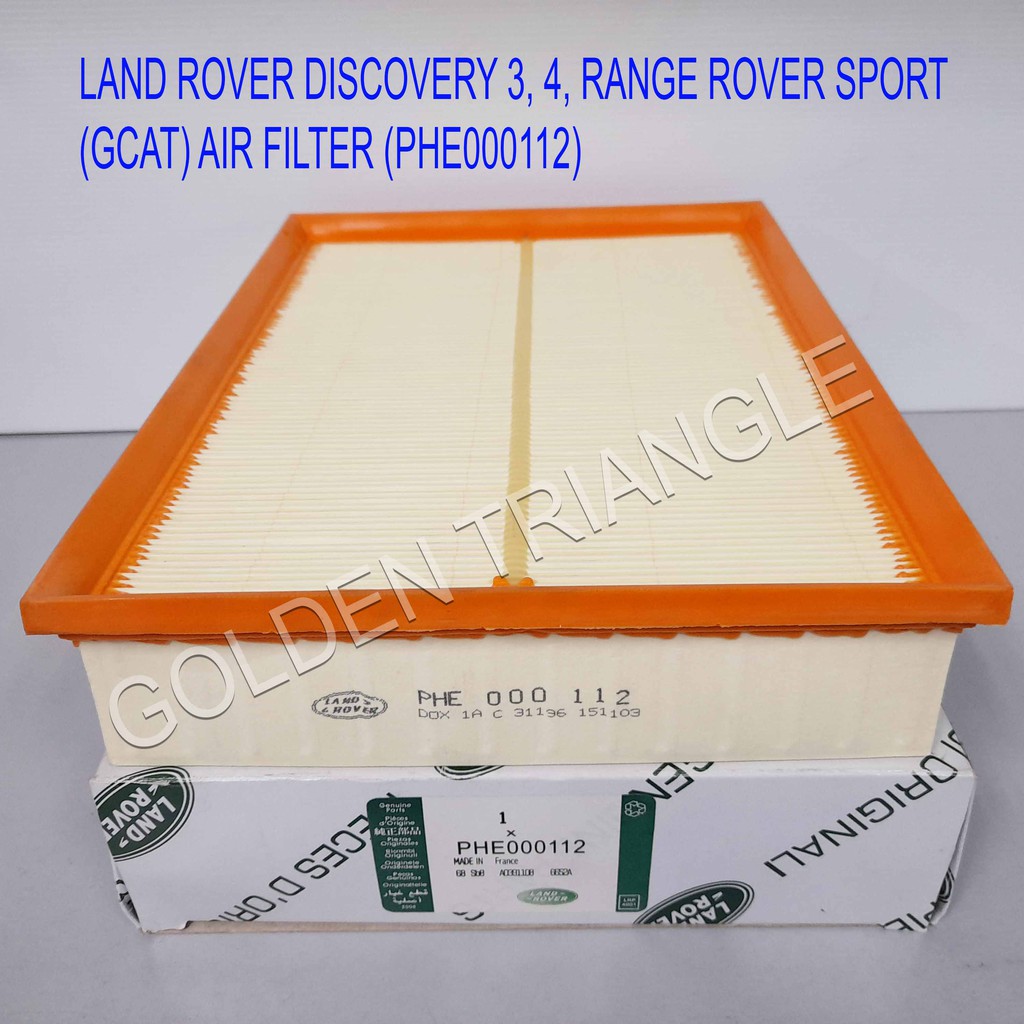 PHE000112 Engine Air Filter For Land Rover Discovery 3, 4 & Range Rover Sport