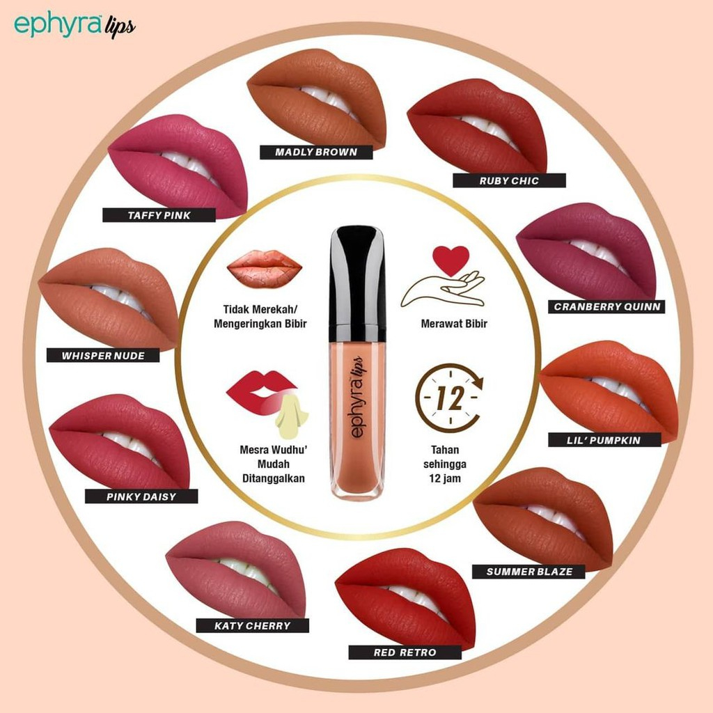 EPHYRA LIPMATTE Cream to Matte Lip Color