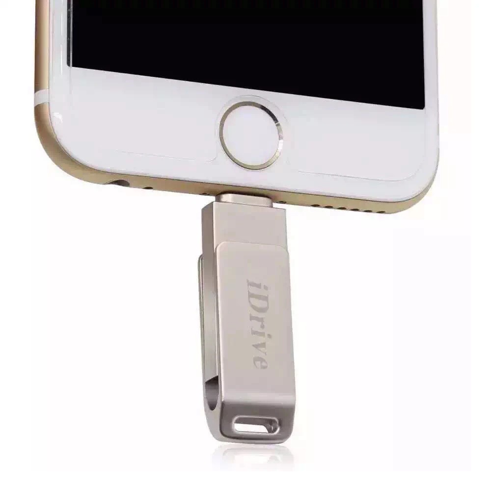 Aromate iDrive U Flash Disk USB Memory Stick Drive for iPhone / i Pad Air [64G]