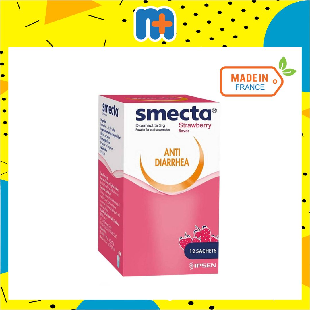 [MPLUS] SMECTA STRAWBERRY SACHET 3G 12S