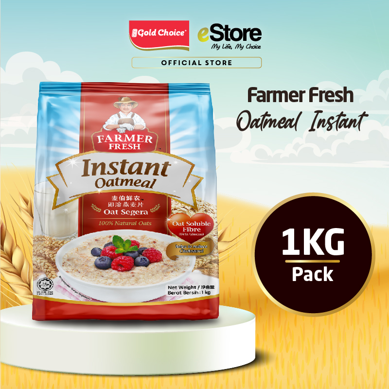 FARMER FRESH Oatmeal Instant - 1kg X 1 [Oat]