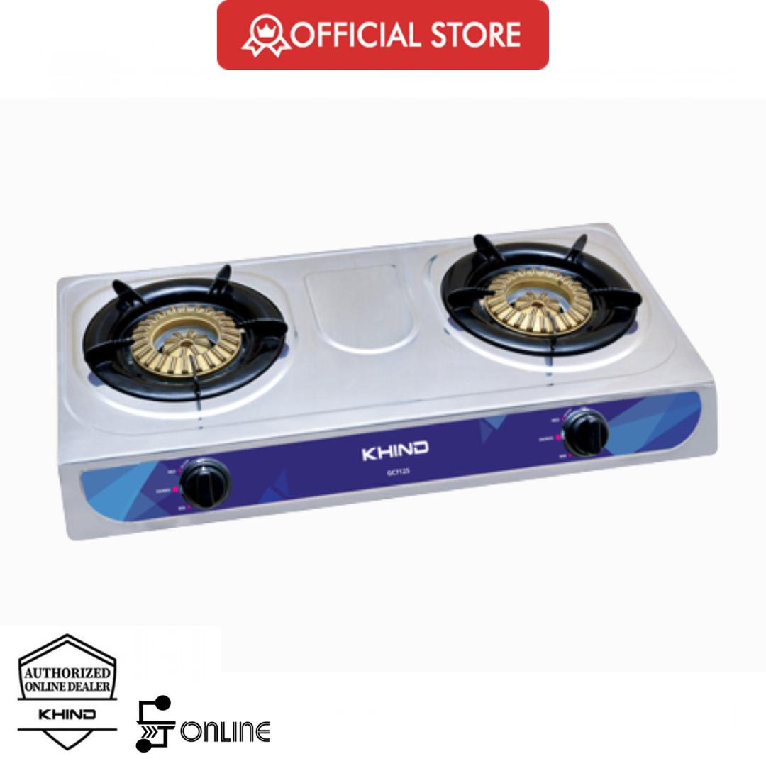 Khind GC7125 Gas Cooker 12.5CM Stove Hob Cooktop Range Dapur Memasak Masak Stainless Steel